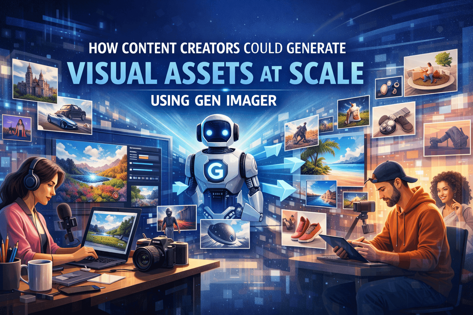 How Content Creators Could Generate Visual Assets at Scale Using Gen Imager 