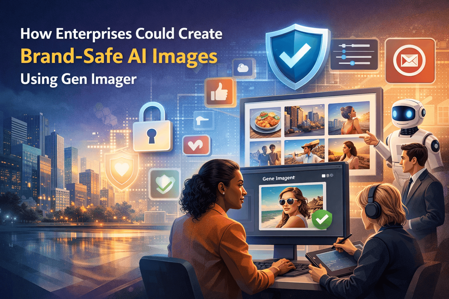 How Enterprises Could Create Brand-Safe AI Images Using Gen Imager 