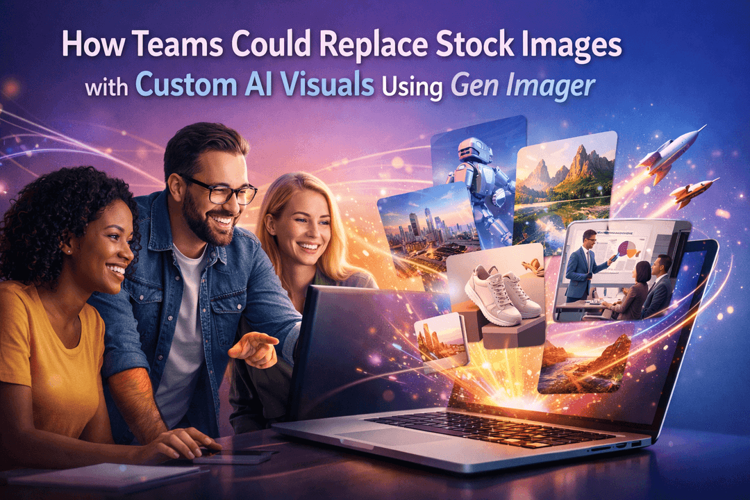 How Teams Could Replace Stock Images with Custom AI Visuals Using Gen Imager