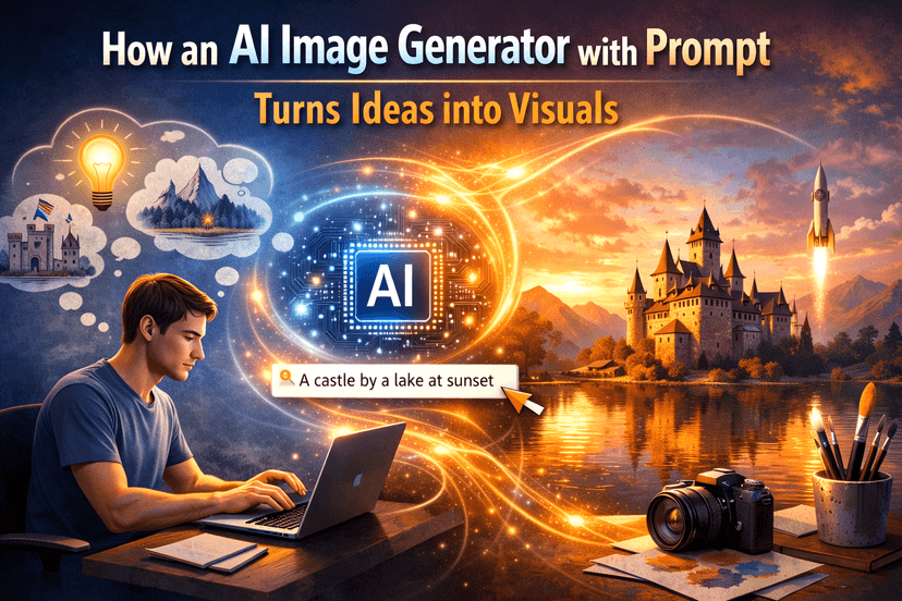 How an AI Image Generator with Prompt Turns Ideas into Visuals