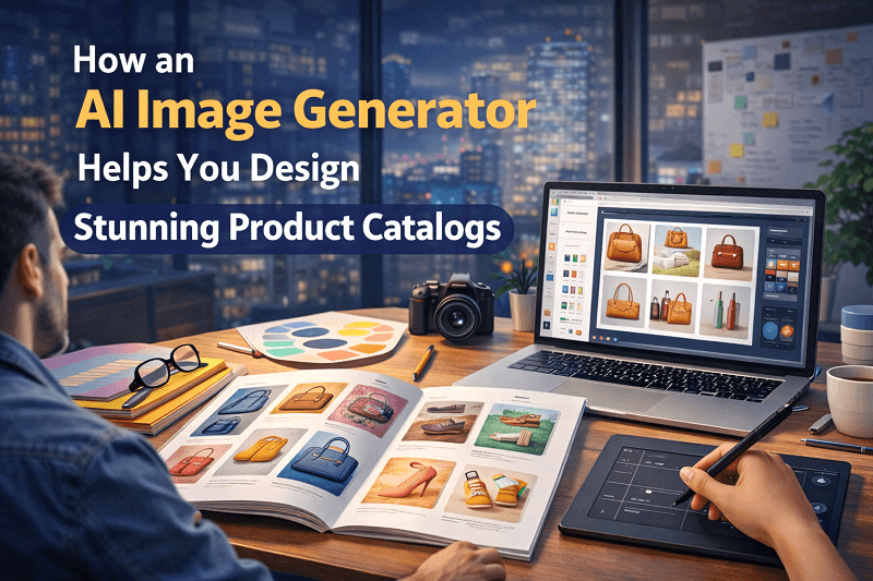 How an AI Image Generator Helps You Design Stunning Product Catalogs