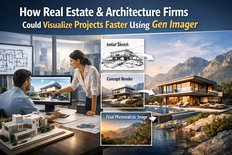 How Real Estate & Architecture Firms Could Visualize Projects Faster Using Gen Imager