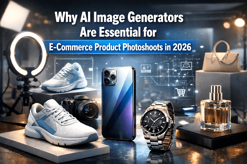 Why AI Image Generators Are Essential for E-commerce Product Photoshoots in 2026