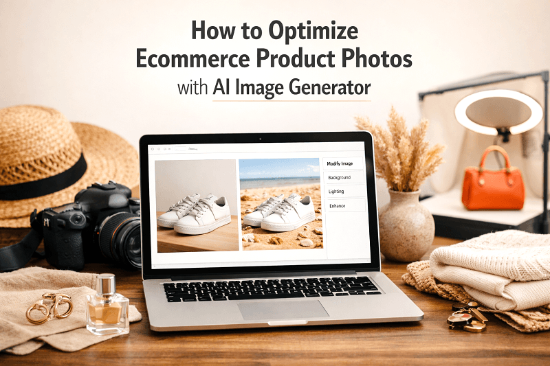 How to Optimize Ecommerce Product Photos with AI Image Generator 