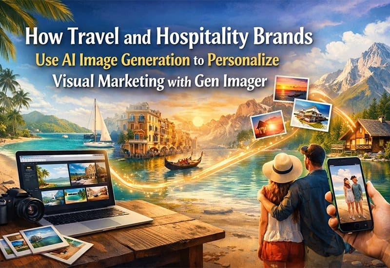 How Travel and Hospitality Brands Use AI Image Generation to Personalize Visual Marketing with Gen Imager