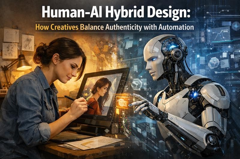 Human-AI Hybrid Design: How Creatives Balance Authenticity with Automation