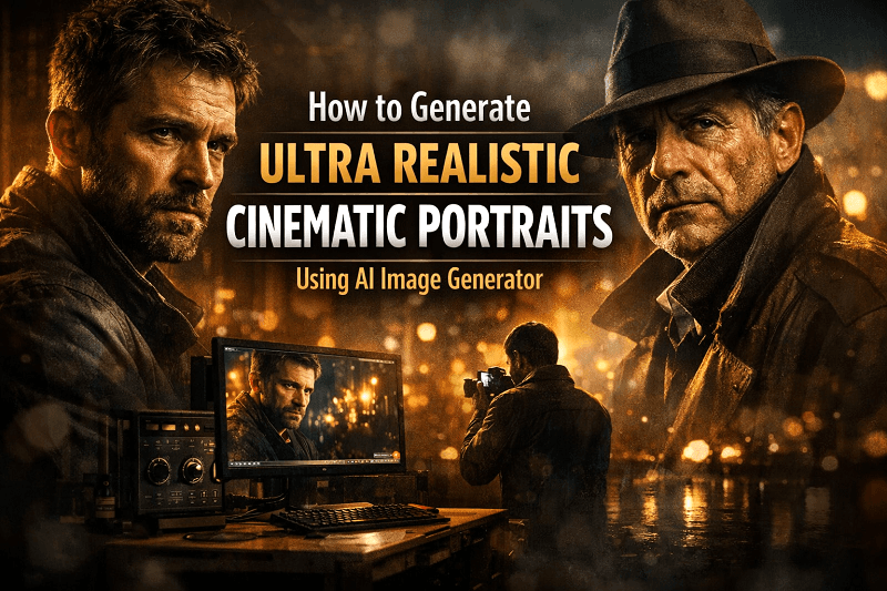 How to Generate Ultra Realistic Cinematic Portraits Using AI Image Generator 