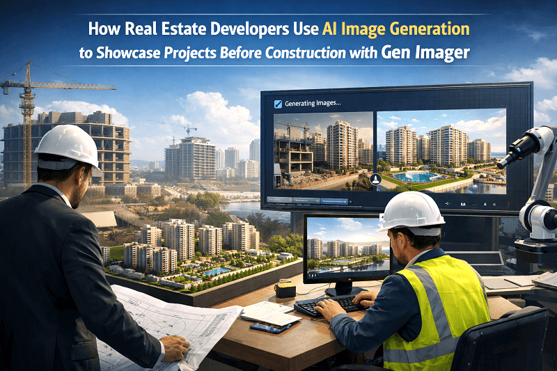 How Real Estate Developers Use AI Image Generation to Showcase Projects Before Construction with Genimager 
