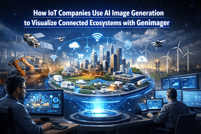 How IoT Companies Use AI Image Generation to Visualize Connected Ecosystems with Genimager 