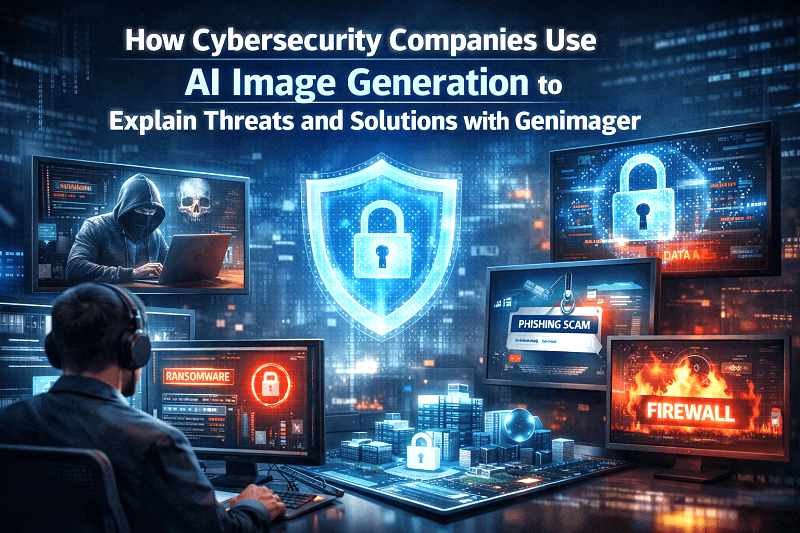 How Cybersecurity Companies Use AI Image Generation to Explain Threats and Solutions with Genimager 