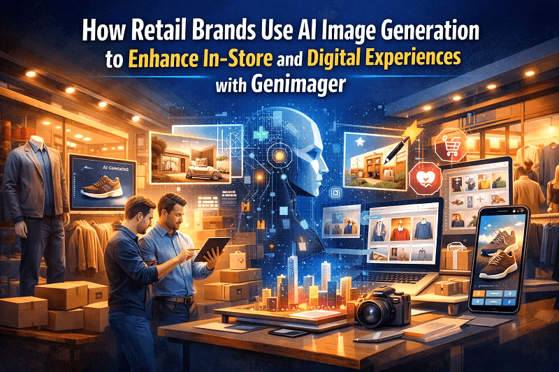 How Retail Brands Use AI Image Generation to Enhance In-Store and Digital Experiences with Genimager