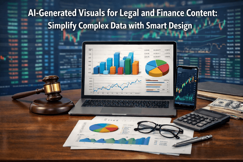 AI-Generated Visuals for Legal and Finance Content: Simplify Complex Data with Smart Design 