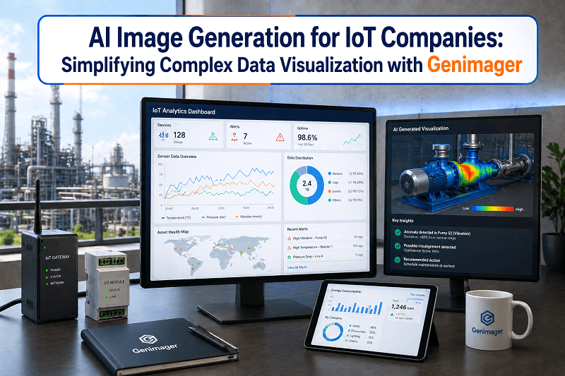 AI Image Generation for IoT Companies: Simplifying Complex Data Visualization with Genimager 