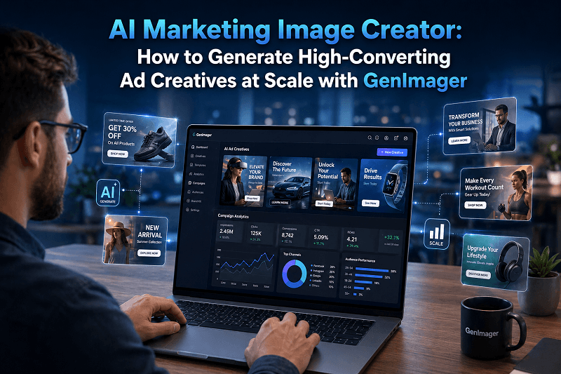 AI Marketing Image Creator: How to Generate High-Converting Ad Creatives at Scale with GenImager 