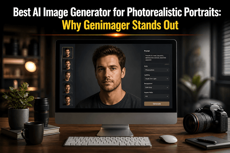Best AI Image Generator for Photorealistic Portraits: Why Genimager Stands Out