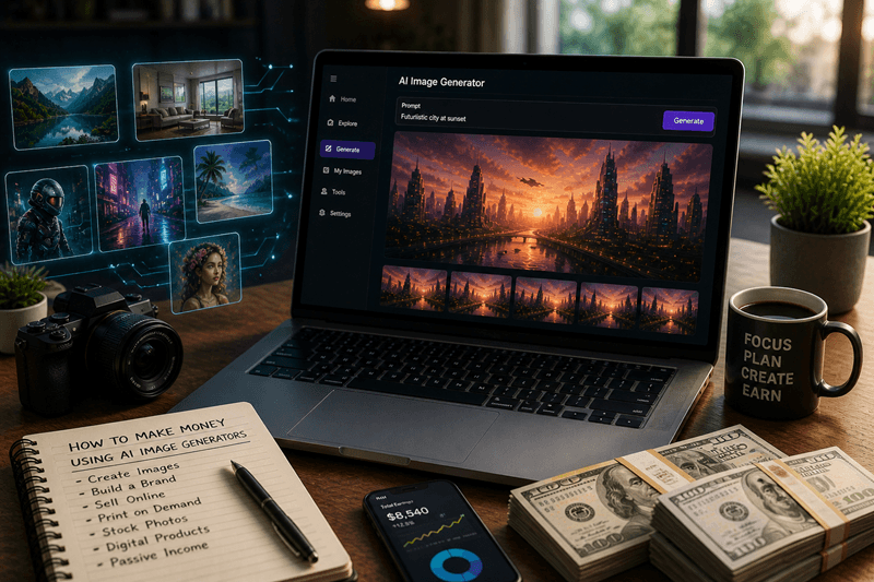 How to Make Money Using AI Image Generators: A Complete Beginner-to-Pro Guide