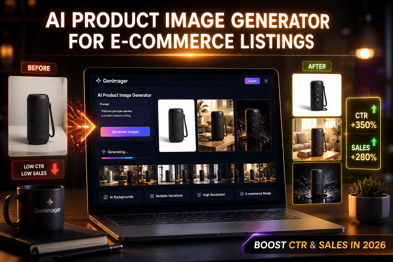 AI Product Image Generator for Ecommerce Listings: Boost CTR & Sales in 2026 