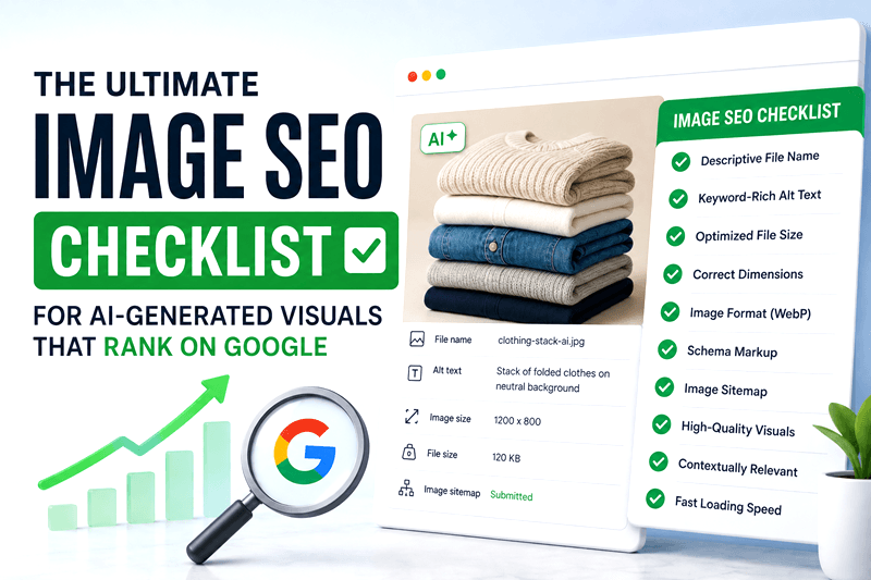 The Ultimate Image SEO Checklist for AI-Generated Visuals That Rank on Google