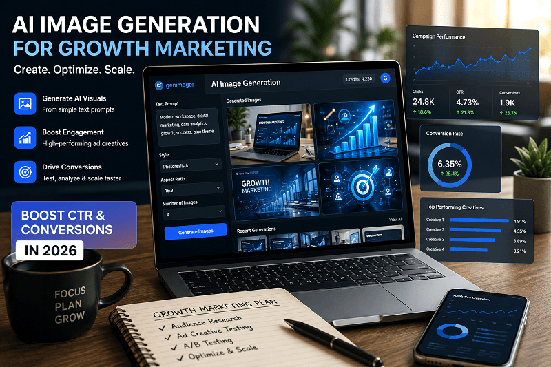 How to Use AI Image Generation for Growth Marketing to 10X Your Campaign Performance 