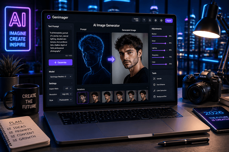 AI Image Generator for Photorealistic Portraits: Best Tools, Prompts & Techniques (2026) 