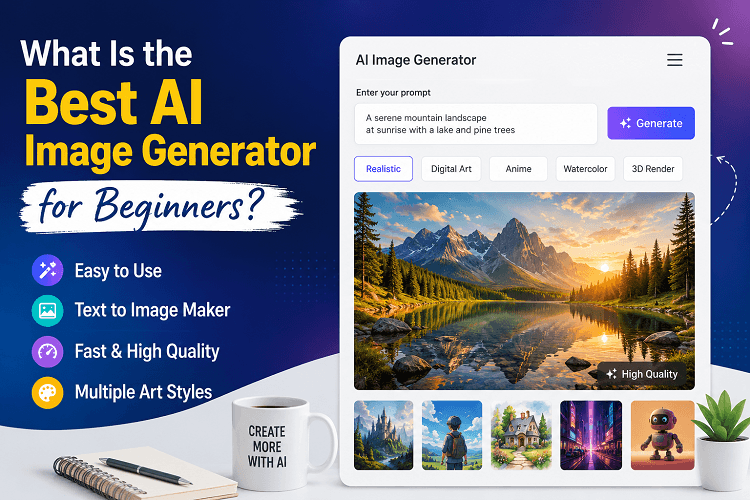 What Is the Best AI Image Generator for Beginners? 