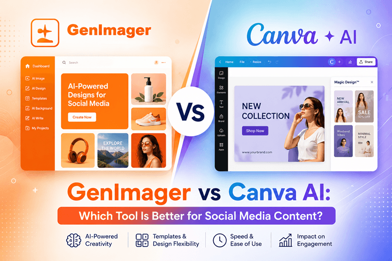 Genimager vs Canva AI: Which Tool Is Better for Social Media Content?