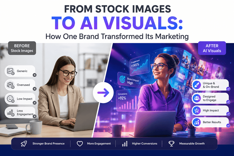 From Stock Images to AI Visuals: How One Brand Transformed Its Marketing