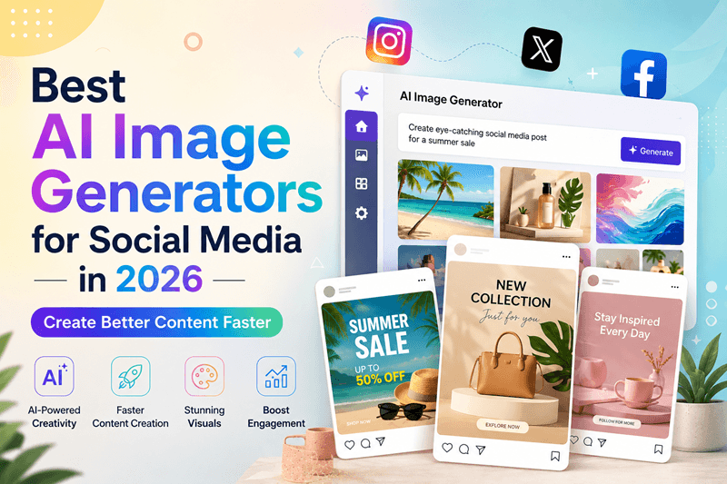 Best AI Image Generators for Social Media in 2026: Create Better Content Faster 