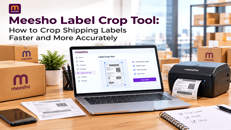 Meesho Label Crop Tool: How to Crop Shipping Labels Faster and More Accurately 
