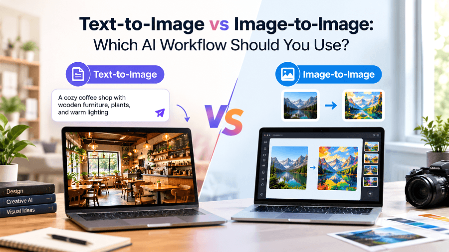 Text-to-Image vs Image-to-Image: Which AI Workflow Should You Use? 
