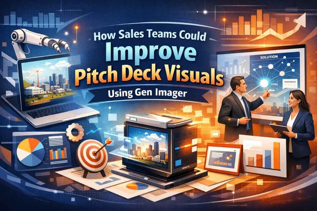 How Sales Teams Could Improve Pitch Deck Visuals Using Gen Imager