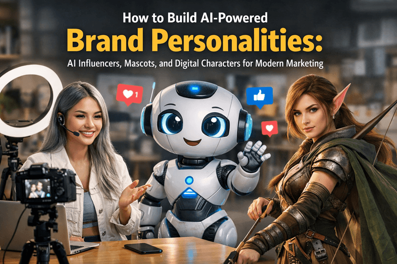 How to Build AI-Powered Brand Personalities: AI Influencer, Mascots, and Digital Characters for Modern Marketing