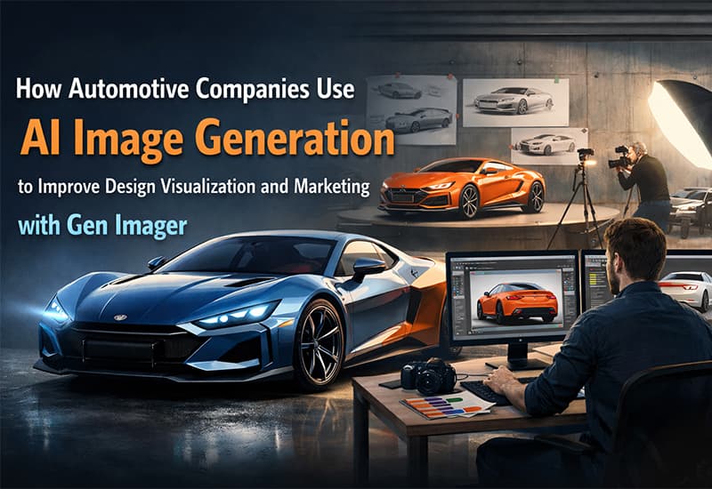 How Automotive Companies Use AI Image Generation to Improve Design Visualization and Marketing with Genimager