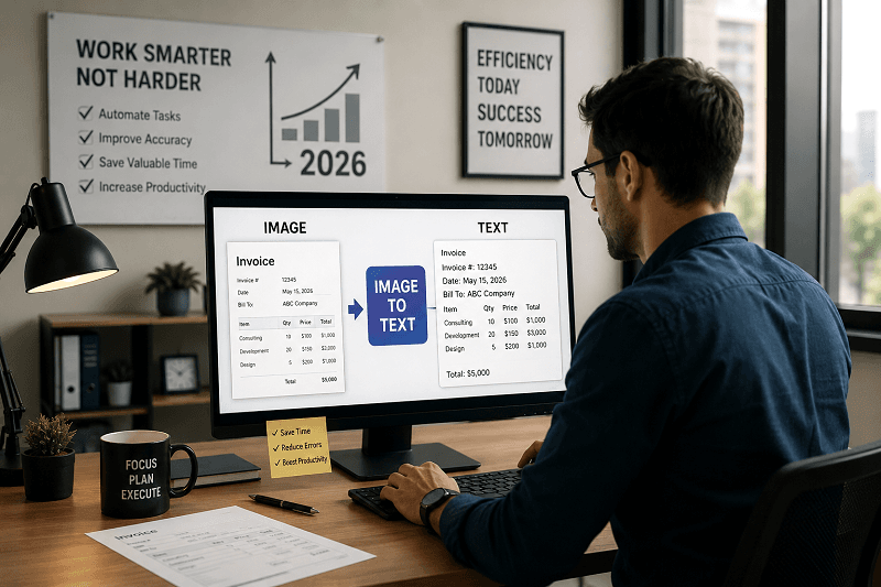 Why Every Business Needs an Image to Text Converter to Save Time & Boost Productivity in 2026