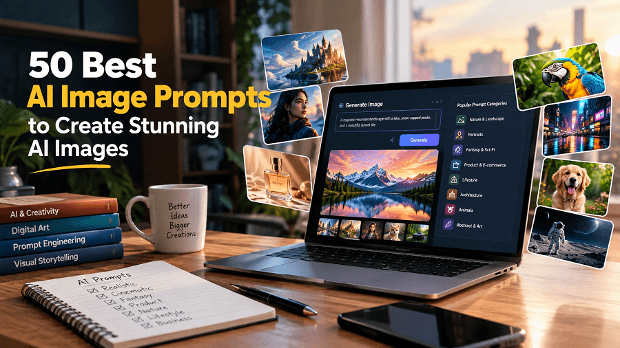 50 Best AI Image Prompts to Create Stunning AI Images